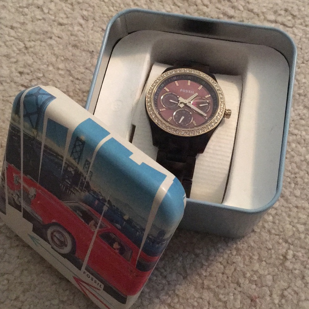 Tortoise Fossil Watch - image 1